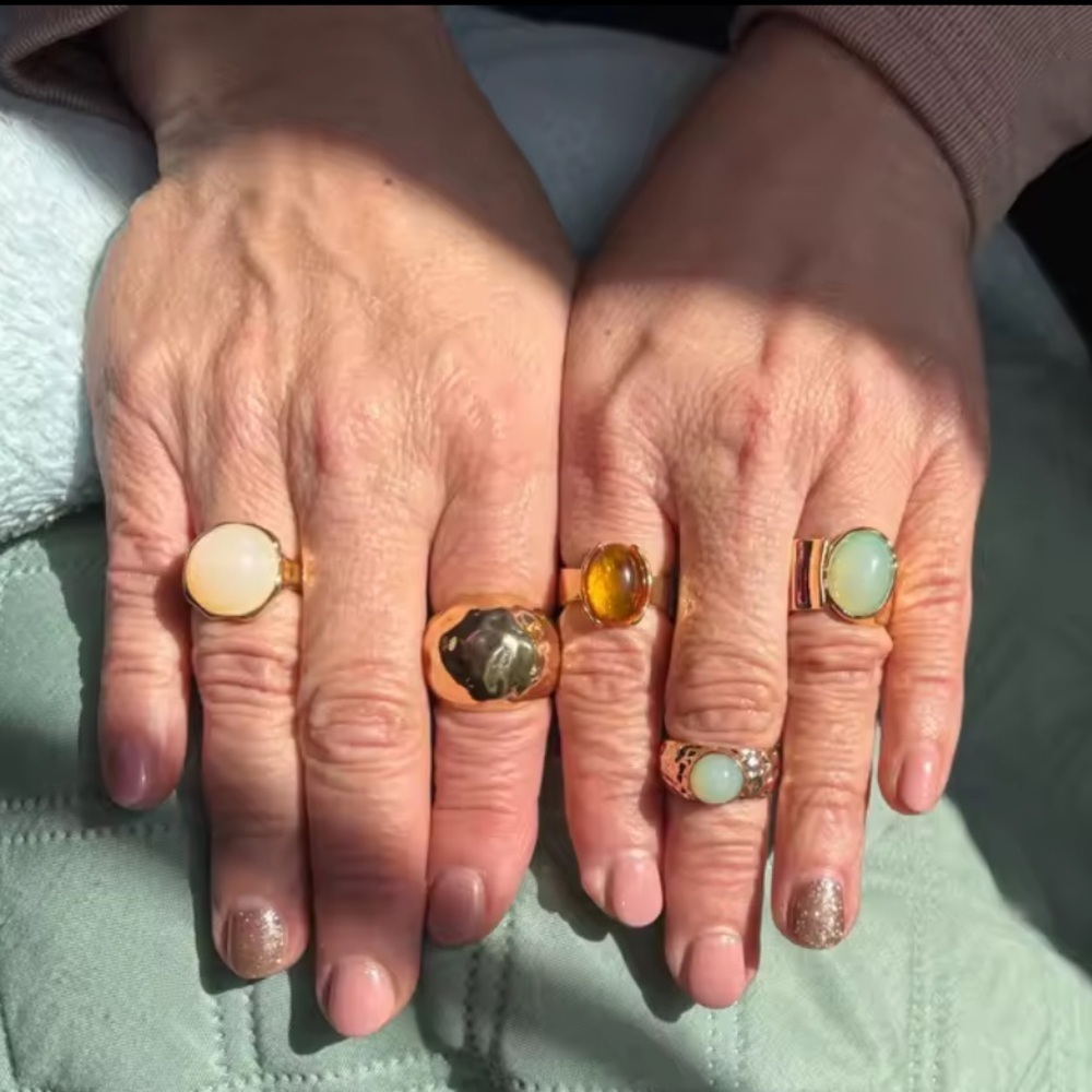 Retro Bohemian Gold Ring Set - Picture 11 of 11